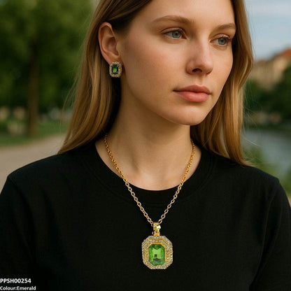 PPSH00254 SDQ Rectangle Pedant Set - PPSH