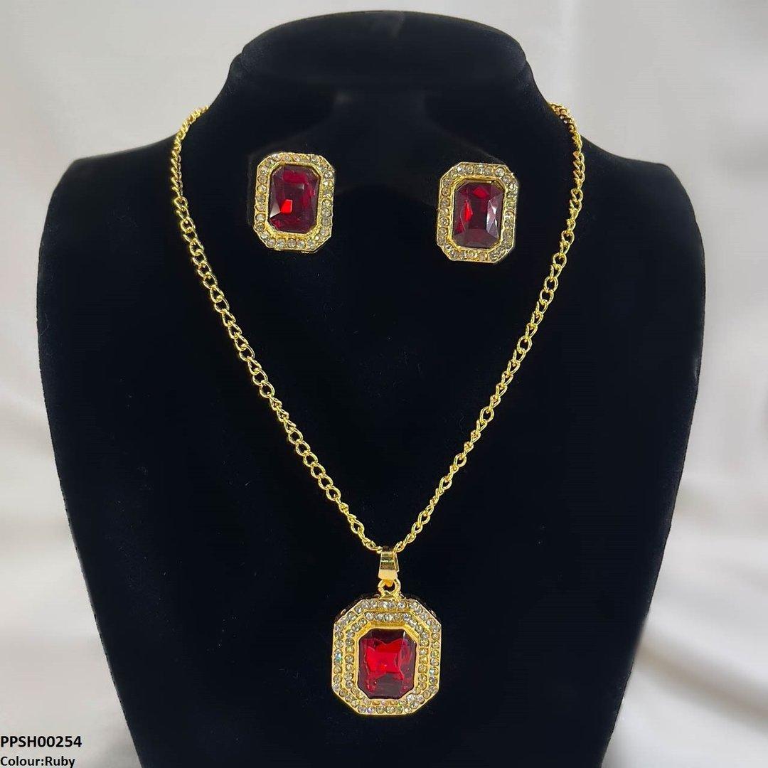 PPSH00254 SDQ Rectangle Pedant Set - PPSH