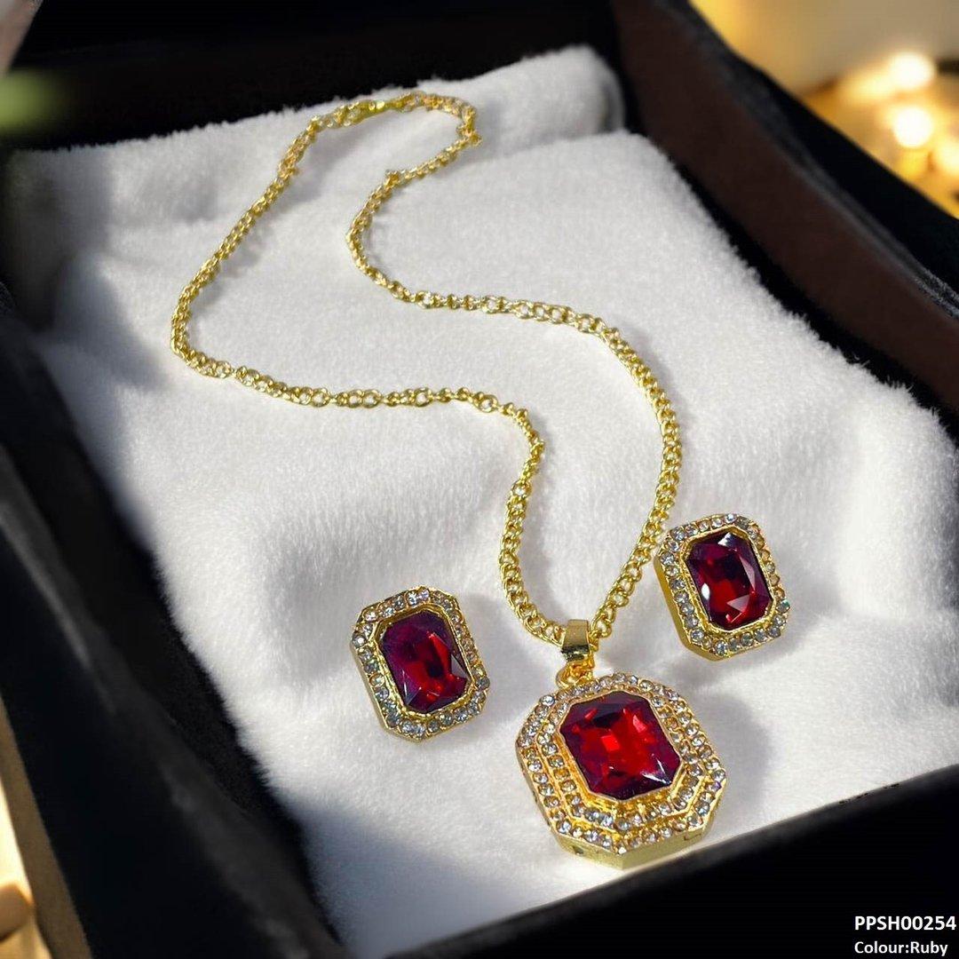 PPSH00254 SDQ Rectangle Pedant Set - PPSH