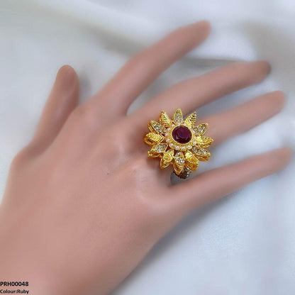 PRH00048 FRN Flower Ring - PRH