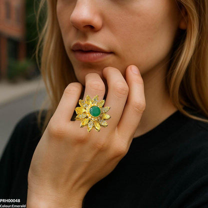 PRH00048 FRN Flower Ring - PRH