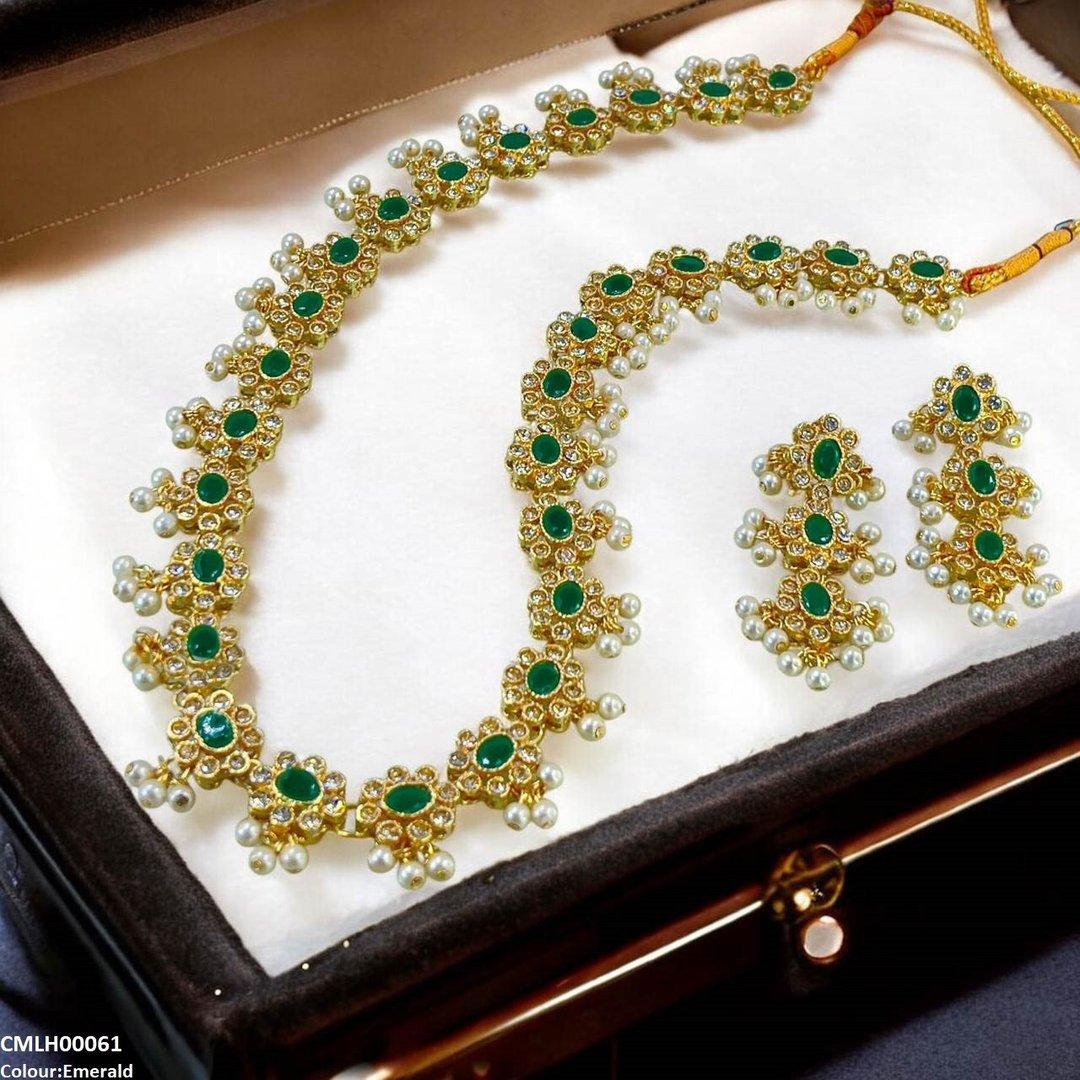 CMLH00061 SDQ Oval Stone Mala Set - CMLH