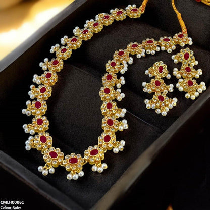 CMLH00061 SDQ Oval Stone Mala Set - CMLH