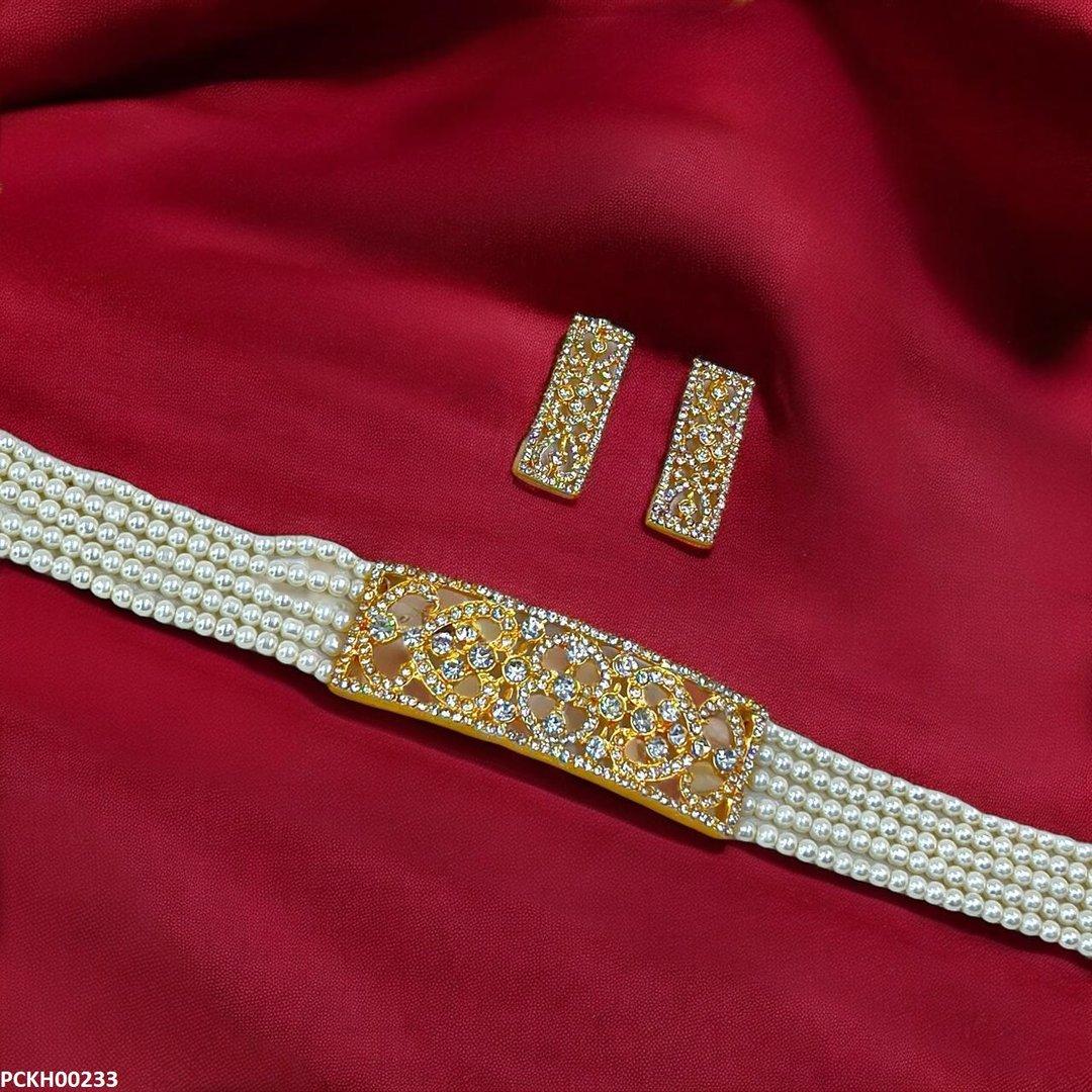 PCKH00233 FRN Heart Shaped  Choker Set - PCKH