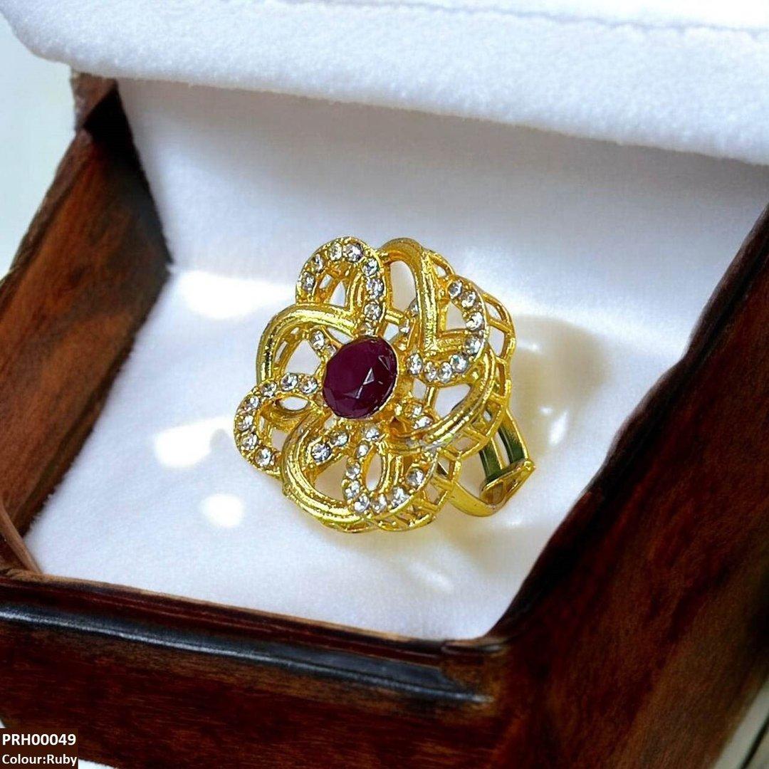 PRH00049 FRN Flower Ring Adjustable - PRH