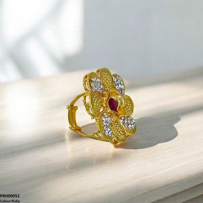 PRH00052 FRN Flower Ring Adjustable - PRH