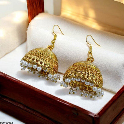 PEJH00032 FRN Pearl Jhumki Drop - PEJH