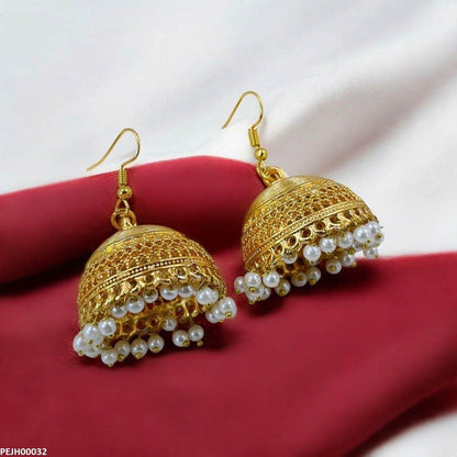 PEJH00032 FRN Pearl Jhumki Drop - PEJH
