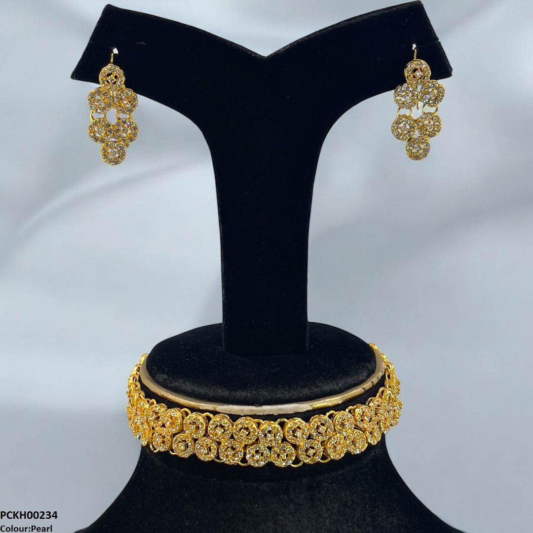 PCKH00234 FRN Flower Chokar set - PCKH