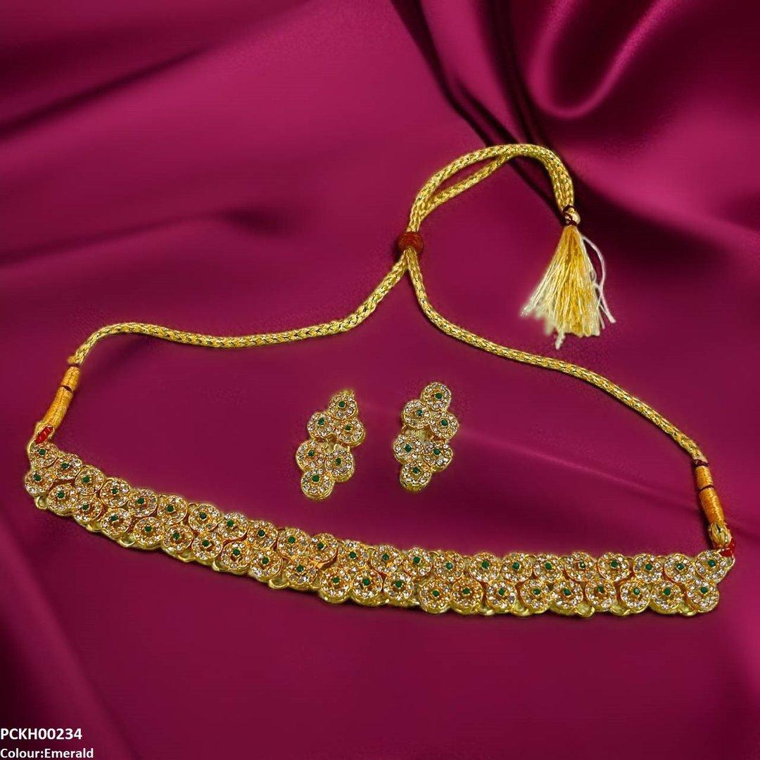 PCKH00234 FRN Flower Chokar set - PCKH