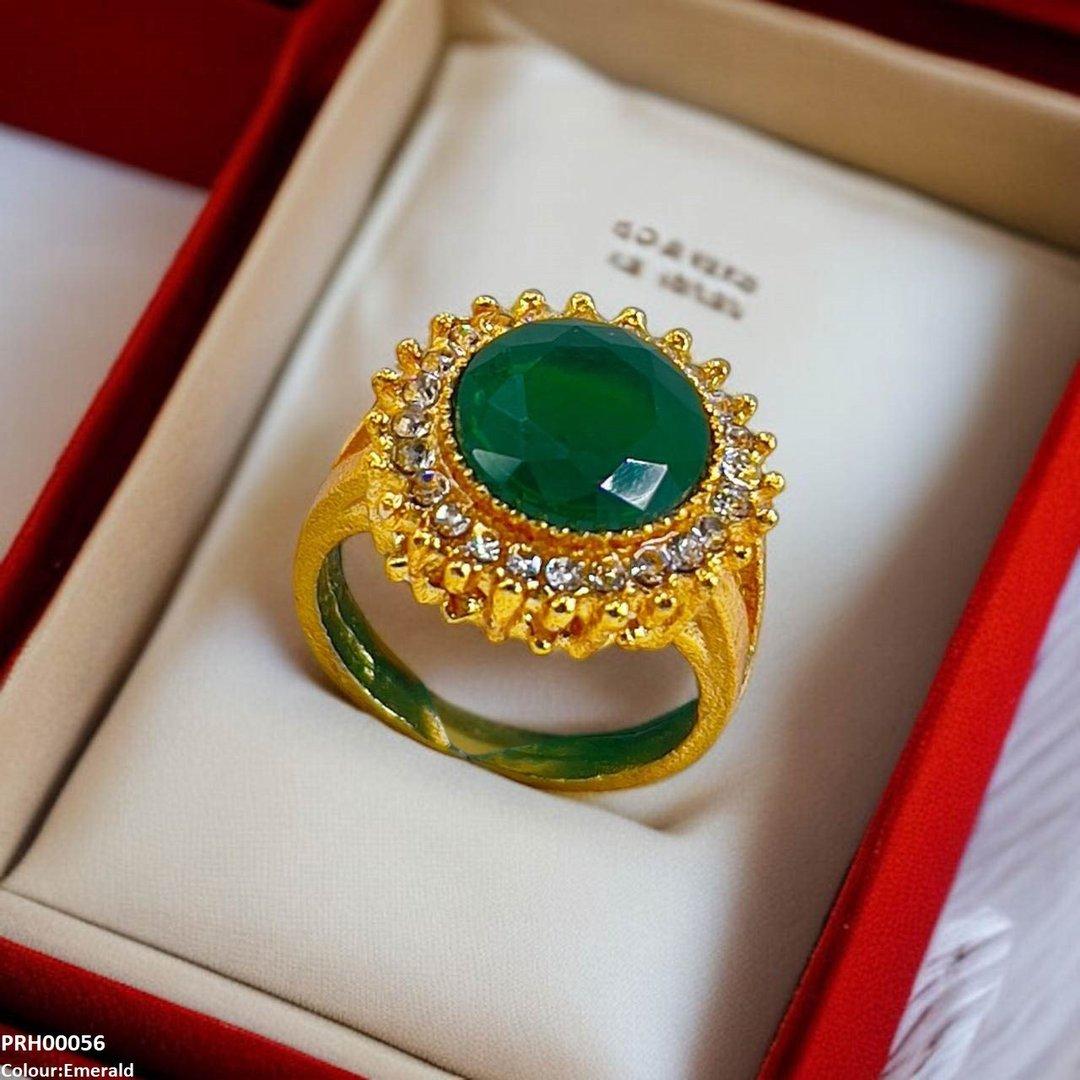 PRH00056 FRN Round Sunburst  Ring - PRH