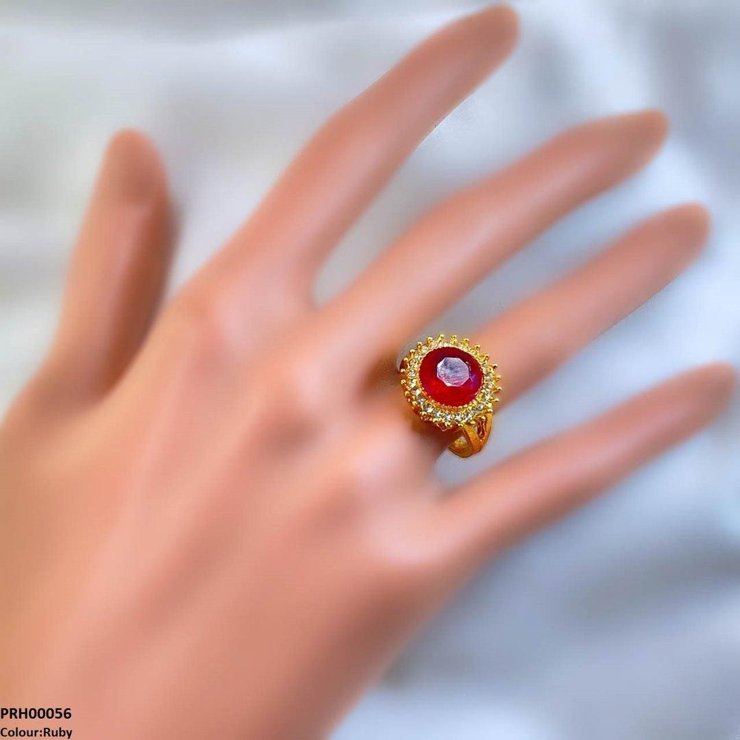 PRH00056 FRN Round Sunburst  Ring - PRH