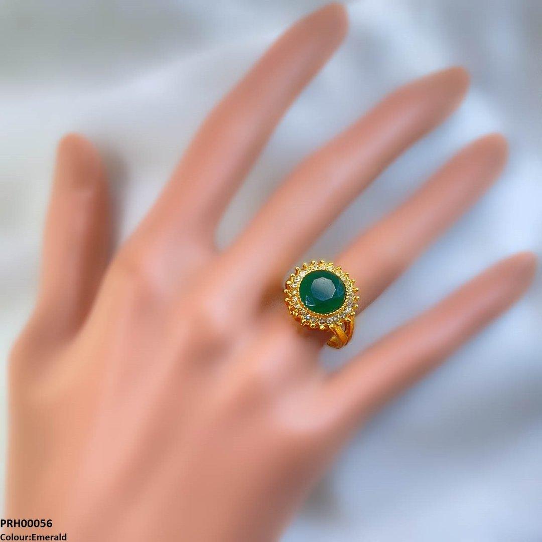 PRH00056 FRN Round Sunburst  Ring - PRH