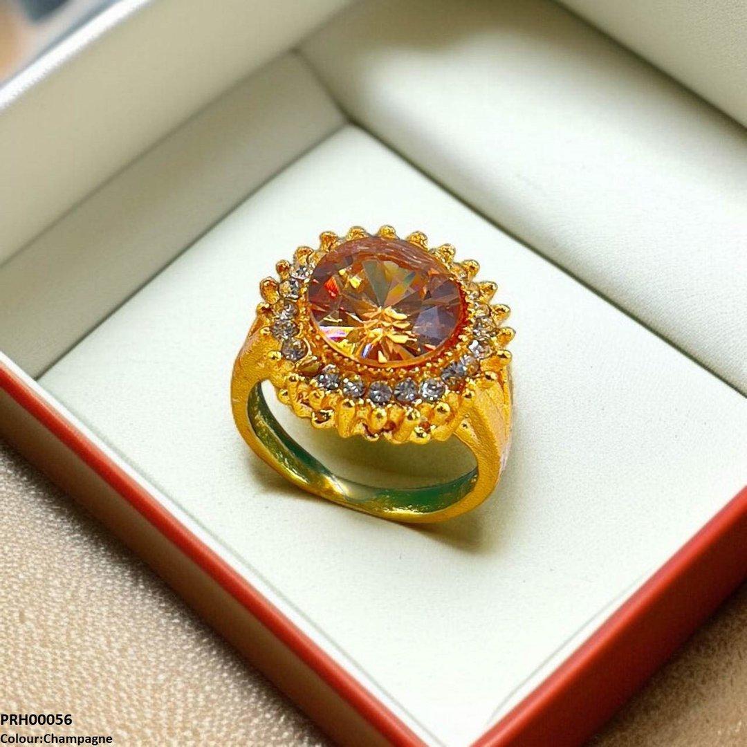 PRH00056 FRN Round Sunburst  Ring - PRH