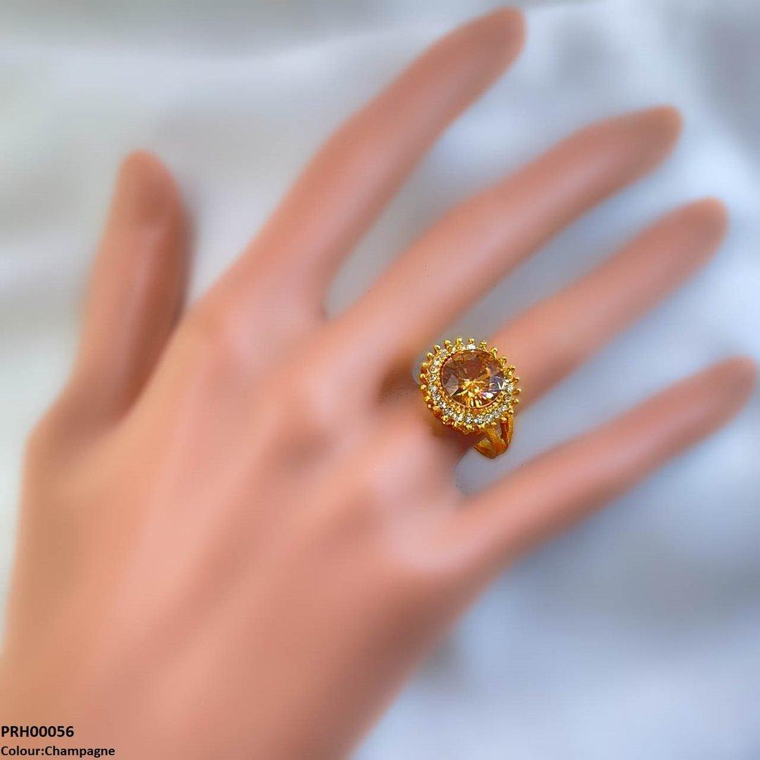 PRH00056 FRN Round Sunburst  Ring - PRH