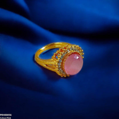 PRH00056 FRN Round Sunburst  Ring - PRH