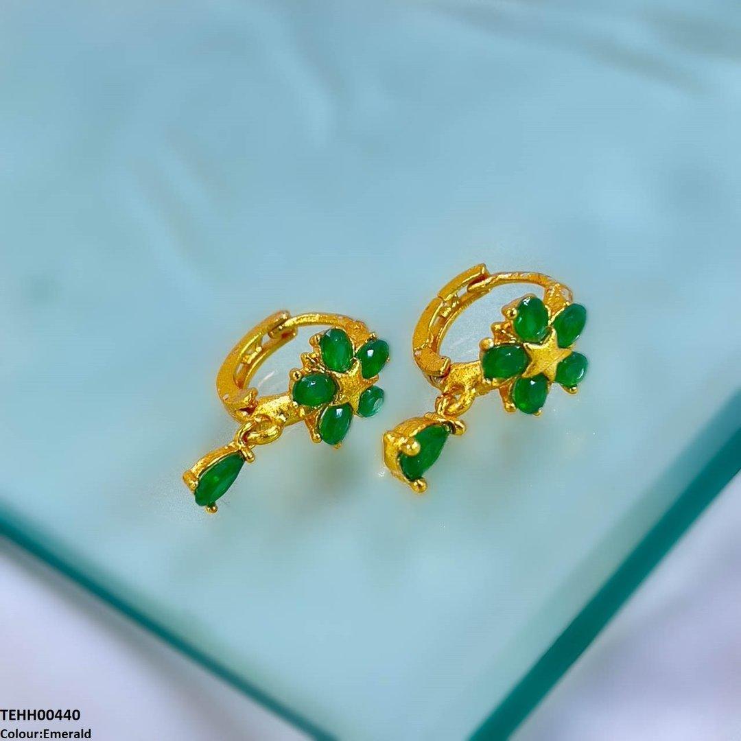 TEHH00440 FRN Tear Drop Hoops Pair - TEHH