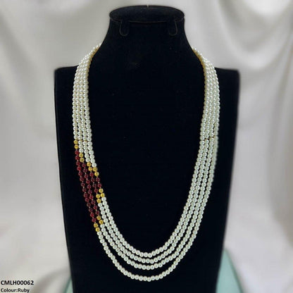 CMLH00062 FRN Pearl Layered Mala - CMLH