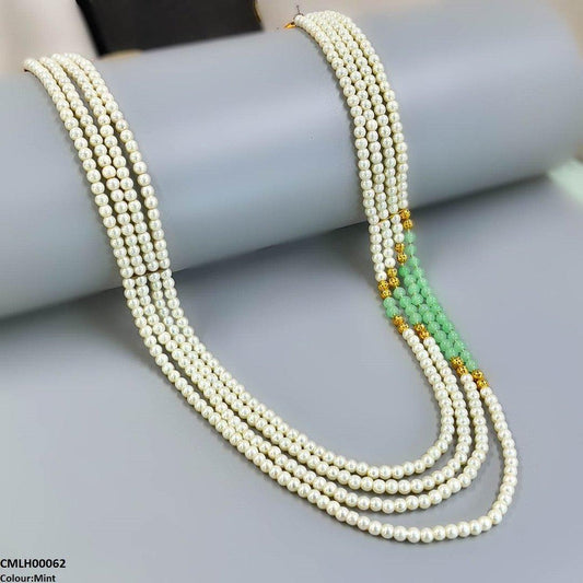 CMLH00062 FRN Pearl Layered Mala - CMLH