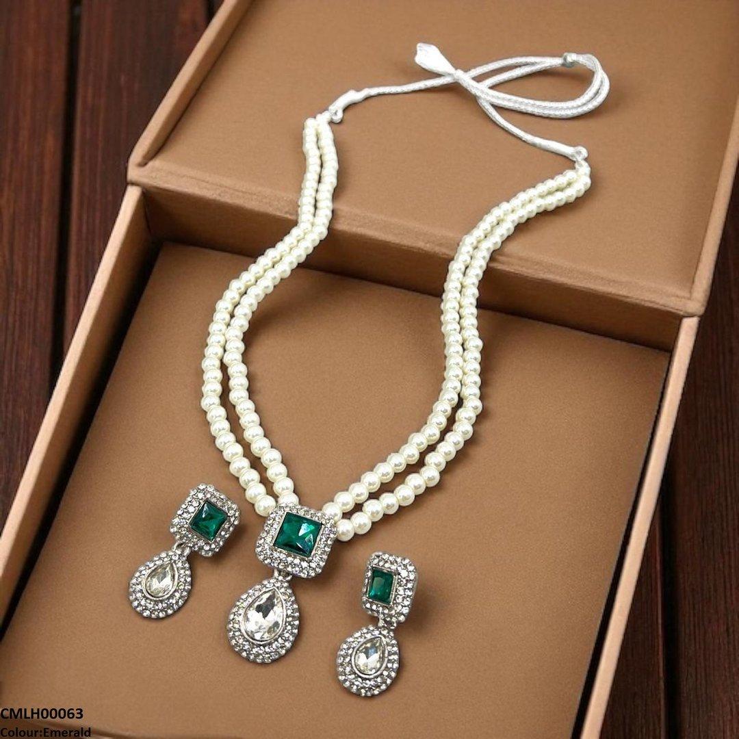 CMLH00063 SDQ Square/Tear Drop Mala Set - CMLH