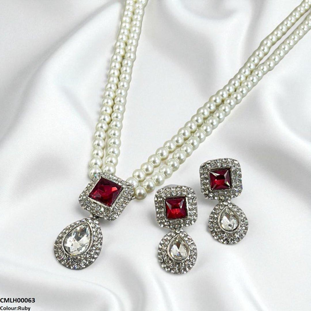 CMLH00063 SDQ Square/Tear Drop Mala Set - CMLH