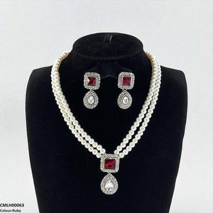 CMLH00063 SDQ Square/Tear Drop Mala Set - CMLH