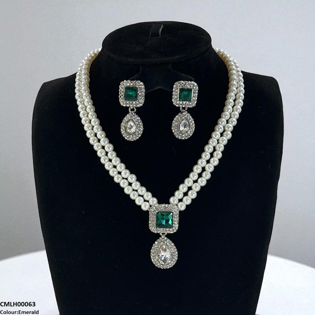 CMLH00063 SDQ Square/Tear Drop Mala Set - CMLH