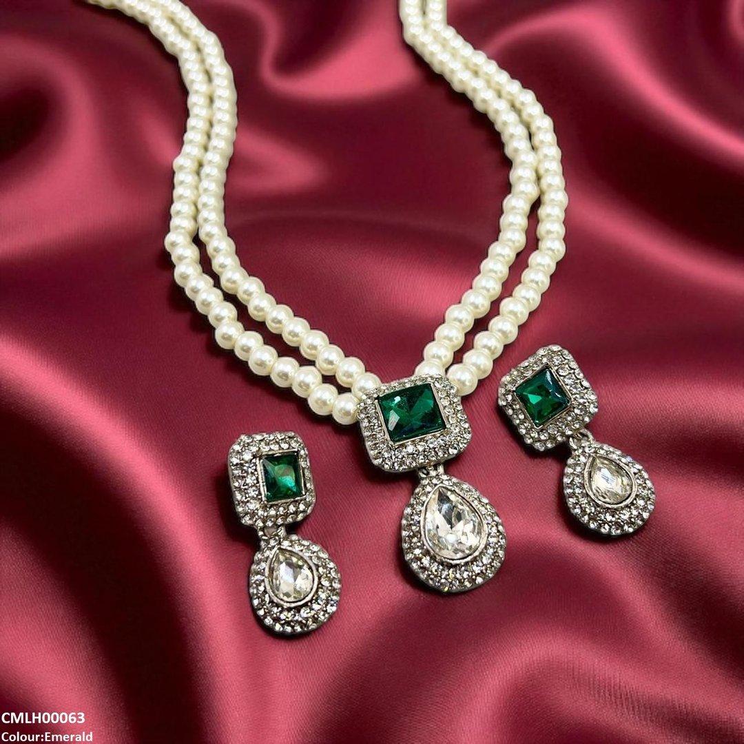 CMLH00063 SDQ Square/Tear Drop Mala Set - CMLH