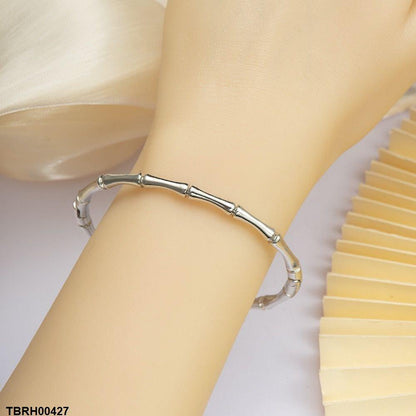 TBRH00427 ZXS Plain Jointed Sticks Openable Bracelet - TBRH