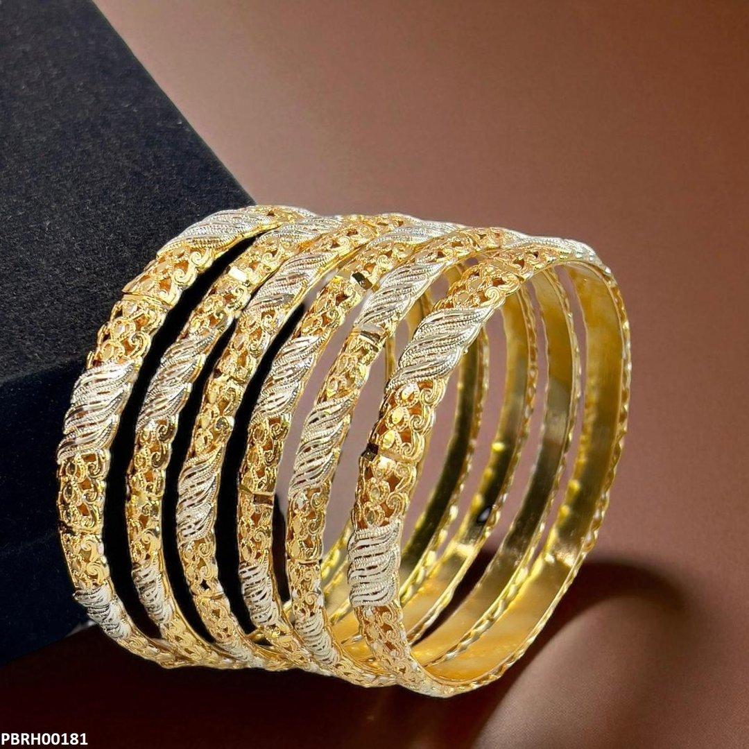 PBRH00181 MZM Antique Bangles 6 Pcs Set - PBRH