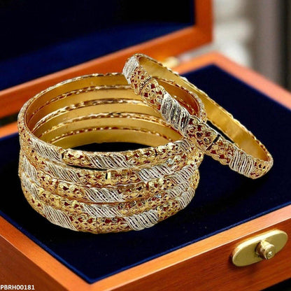 PBRH00181 MZM Antique Bangles 6 Pcs Set - PBRH