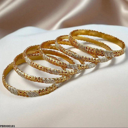 PBRH00181 MZM Antique Bangles 6 Pcs Set - PBRH