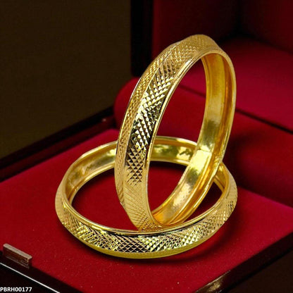 PBRH00177 MZM Texture Bangles 6 Pcs Set - PBRH