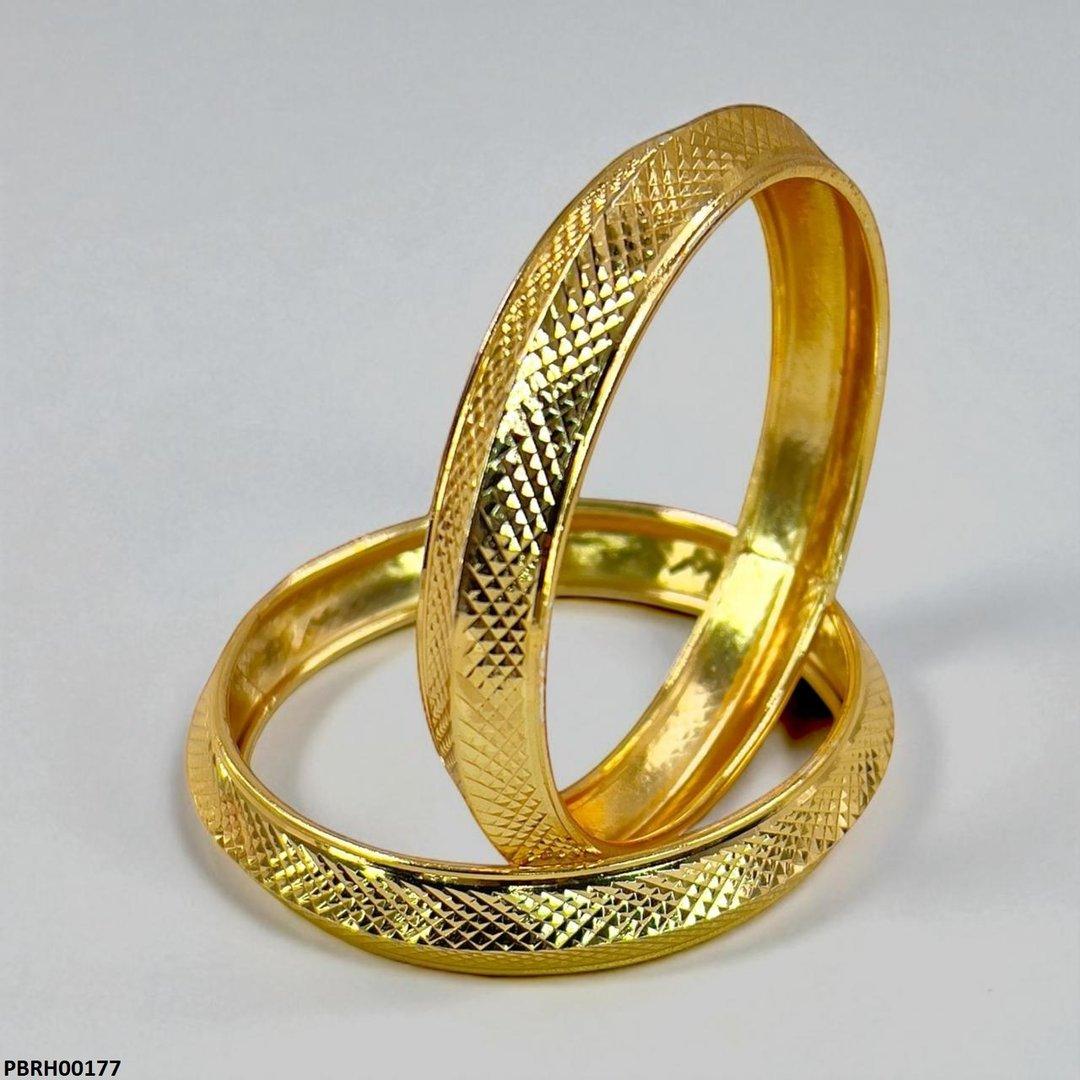 PBRH00177 MZM Texture Bangles 6 Pcs Set - PBRH