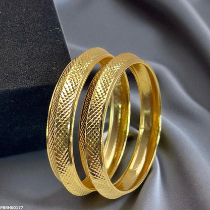 PBRH00177 MZM Texture Bangles 6 Pcs Set - PBRH