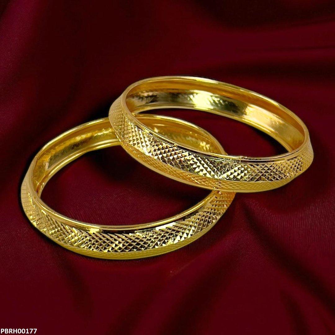 PBRH00177 MZM Texture Bangles 6 Pcs Set - PBRH