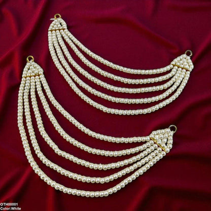 OTH00001  FRN Round Pearl Earring Saharay - OTHH