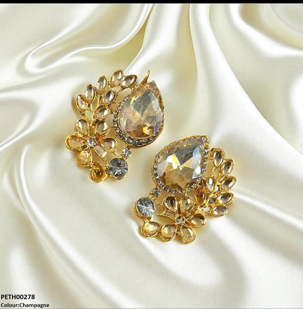 PETH00278 FRN Tear Flower Tops Pair - PETH