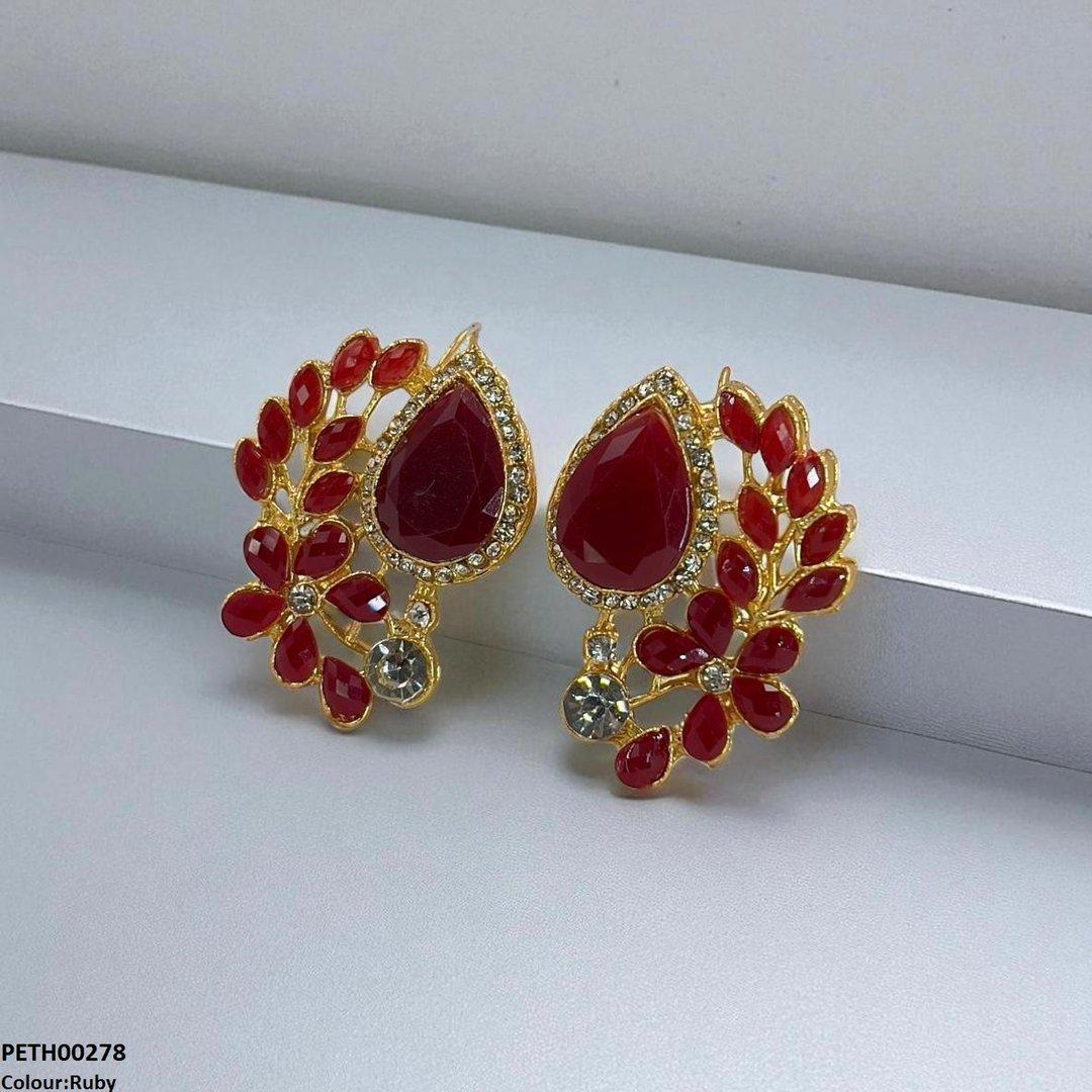 PETH00278 FRN Tear Flower Tops Pair - PETH