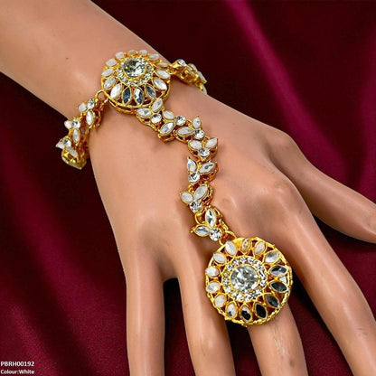 PBRH00192 FRN Marquise/Round Angla Bracelet Adjustable - PBRH