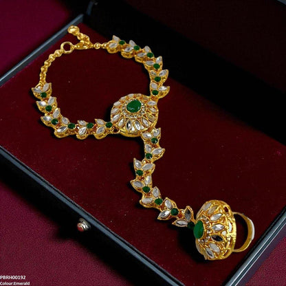 PBRH00192 FRN Marquise/Round Angla Bracelet Adjustable - PBRH