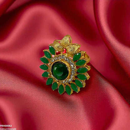 PRH00062 FRN Round/Marquise Ring Adjustable - PRH