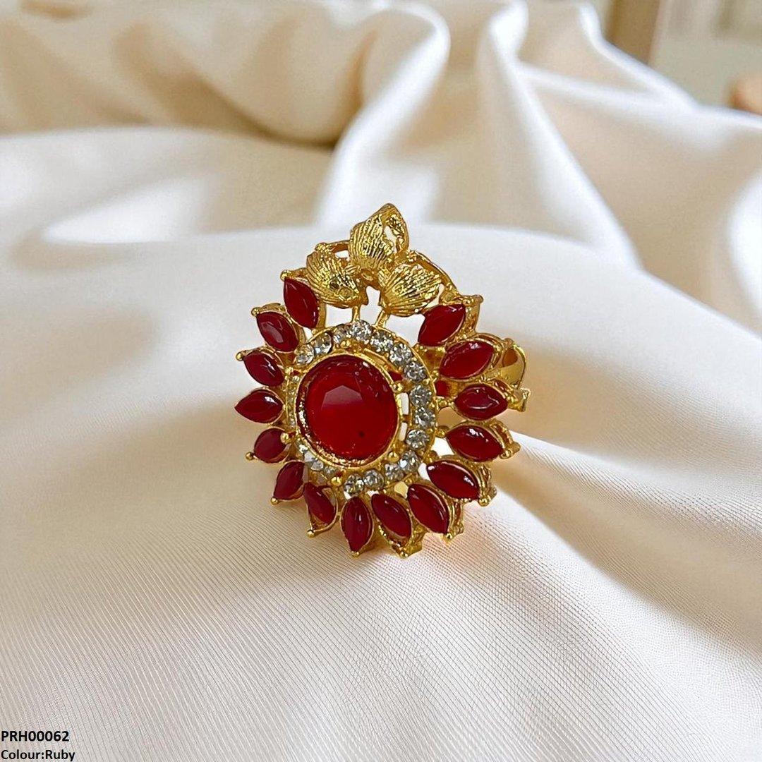 PRH00062 FRN Round/Marquise Ring Adjustable - PRH