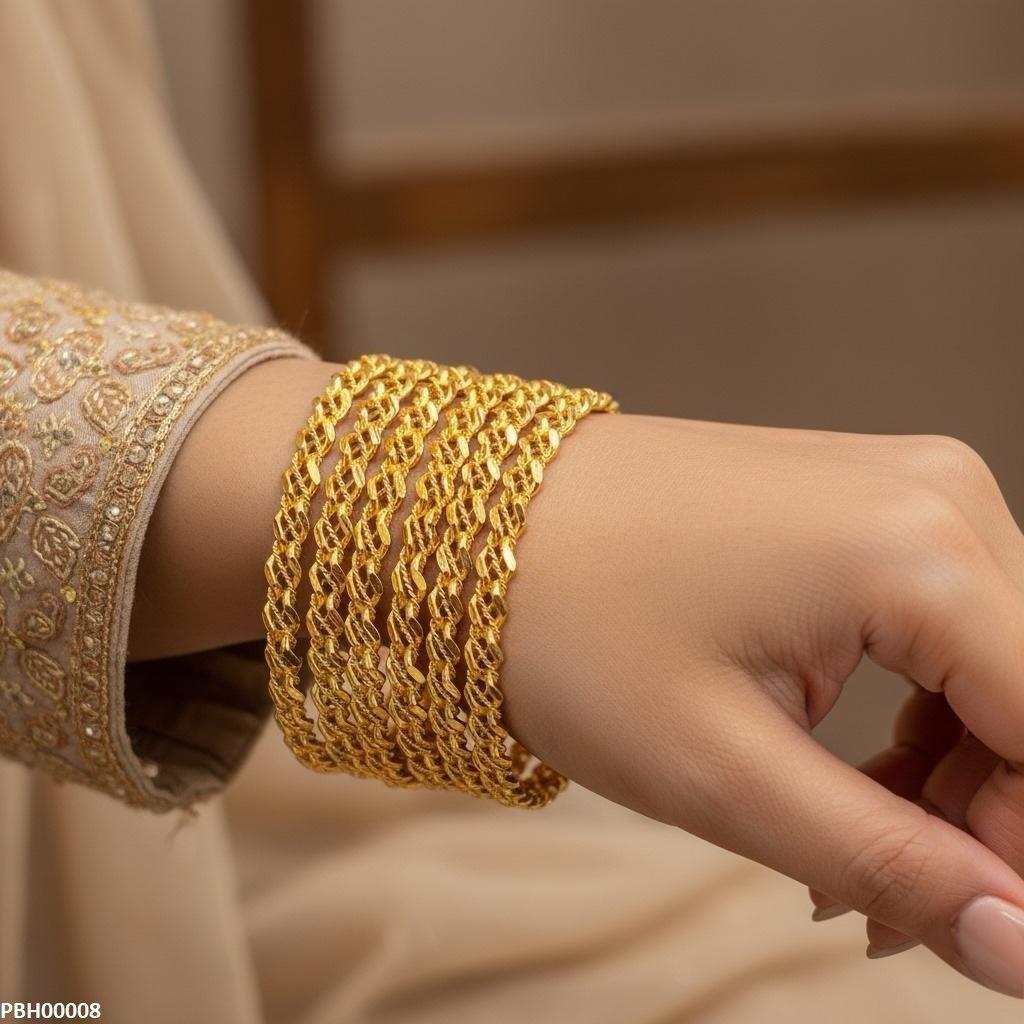 PBH00008 MZM Bangles 6 Pcs Set - PBH