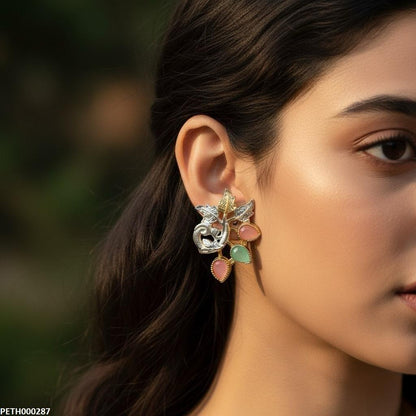 PETH00287 MZM Tear Pink/Mint Leaf Tops Pair - PETH