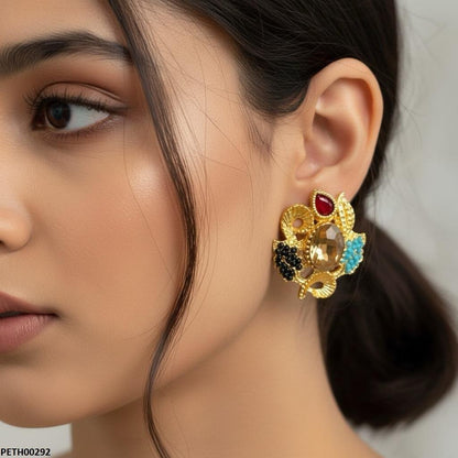 PETH00292 MZM Oval/Tear Leaf Tops Pair - PETH