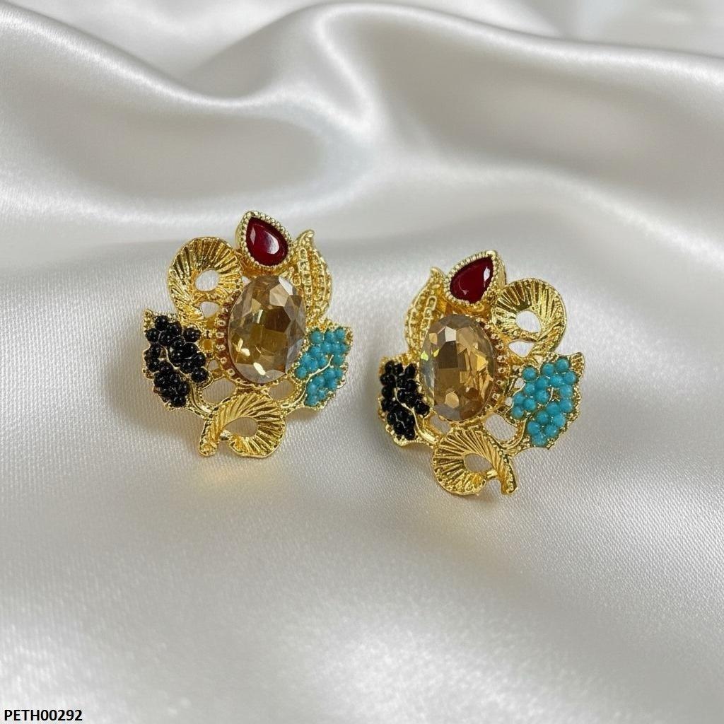 PETH00292 MZM Oval/Tear Leaf Tops Pair - PETH