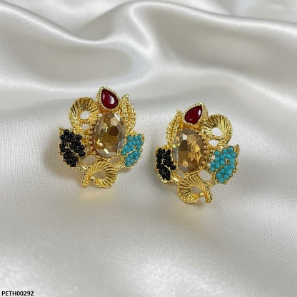 PETH00292 MZM Oval/Tear Leaf Tops Pair - PETH