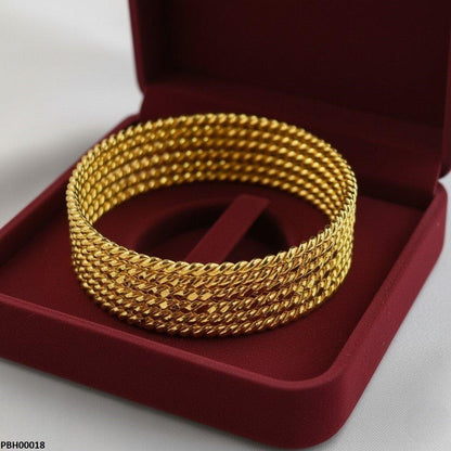 PBH00018 FRN Rope 6 Pcs Of Bangles Set - PBH