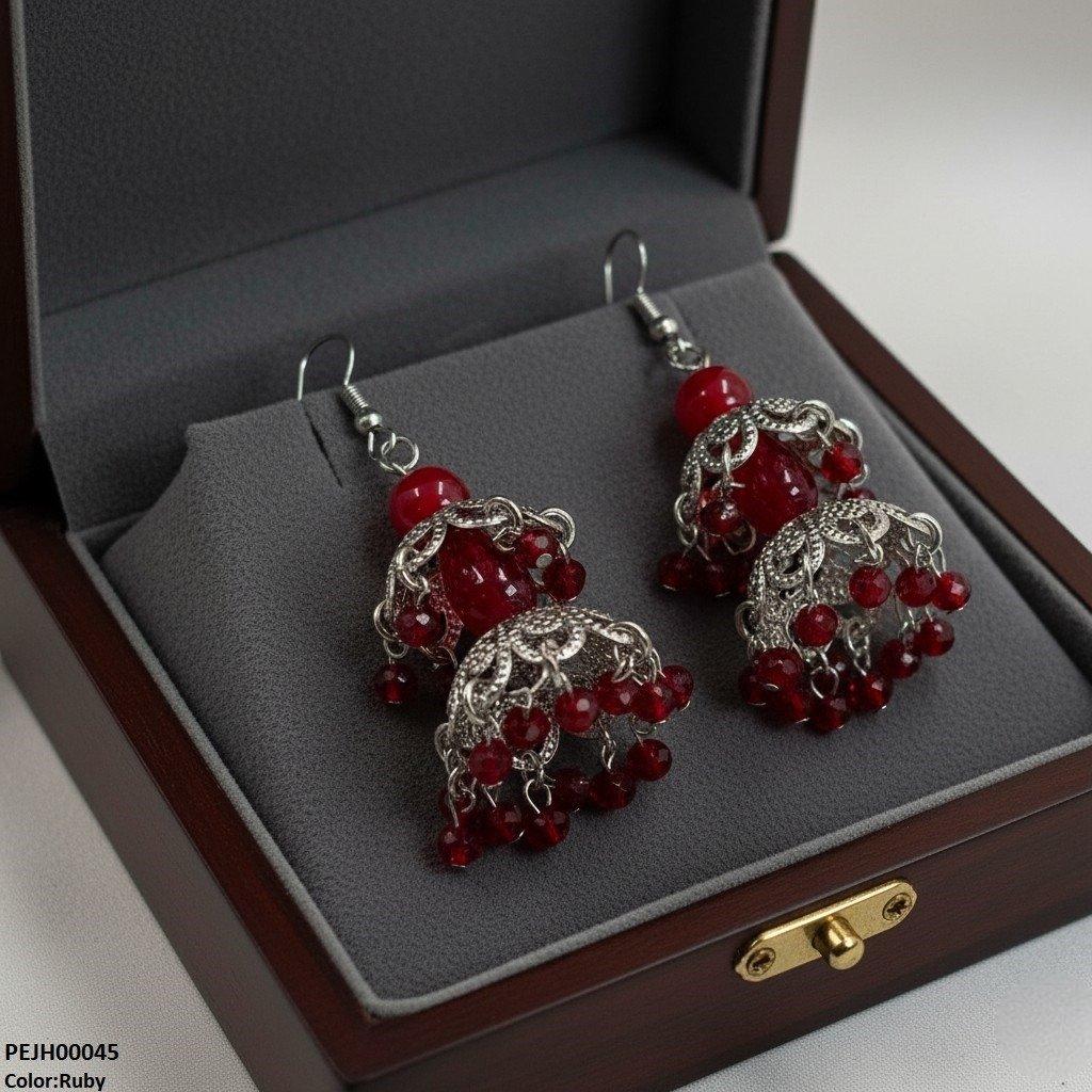PEJH00045 SDQ Double Jhumki Drop - PEJH